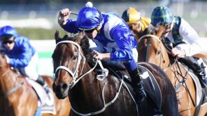 Winx is $1.10 favourite to win the Winx Stakes. Chris Waller’s champion is likely to kick off her spring campaign in the 1400m race at Royal Randwick in August. Picture: AAP
